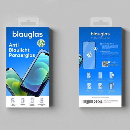 create a packaging design for a iPhone screen Protector Design by Swarga.Studio