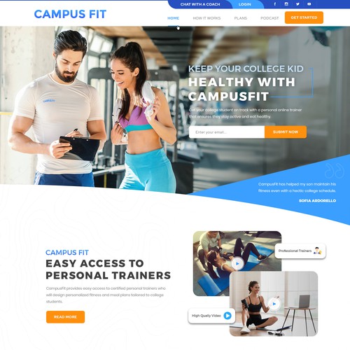 Design a Modern-Style Website with a MAIN Focus of Converting Sales for our Online Coaching Services Design by Smashing Boys