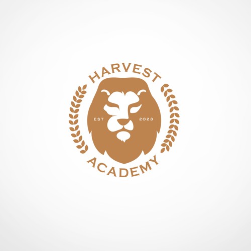 Harvest Academy Lions Mascot Design by betoartdesign