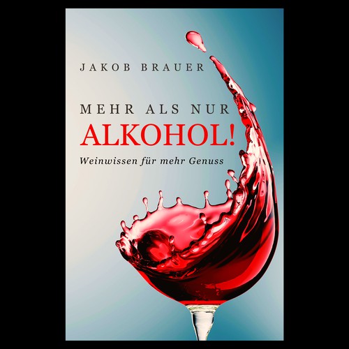 Unique cover for a wine ebook Design by ilknurmustu