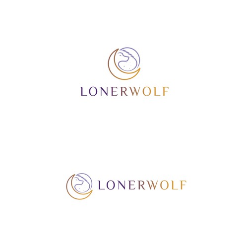 Wolf Sun/Moon Logo For Spiritual Website Design by MagesticD