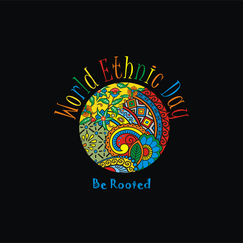 Logo for World Ethnic Day to celebrate ethnic cultures of the world-ontwerp door Briantho