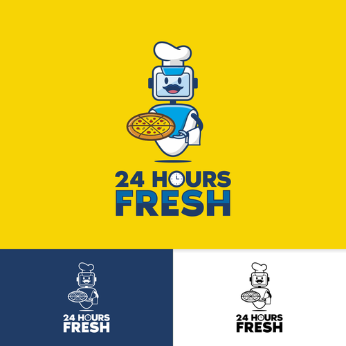 Luxury style of Robot that is making fresh pizza!! Diseño de onder