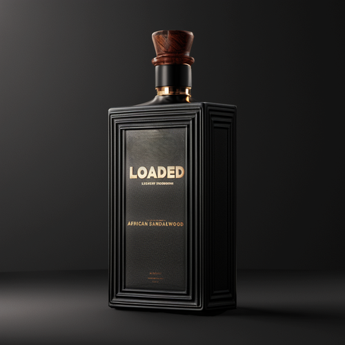 Masculine Cologne-Scented Laundry Detergent Bottle Diseño de Sign Relation