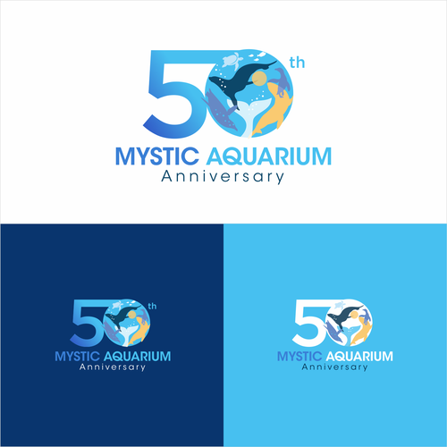 Mystic Aquarium Needs Special logo for 50th Year Anniversary Design por Grad™