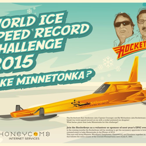 Create event poster for World Record Speed Event! Design by prim