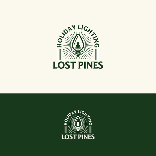 Vintage Christmas Light Installation Business Brand Design Design by MotionPixelll™