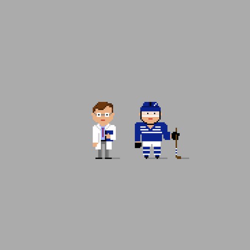 Create some 8-bit backgrounds, characters and items for a game Design von Nidza