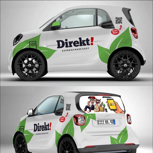 fleet marketing for delivery services Design by dnite