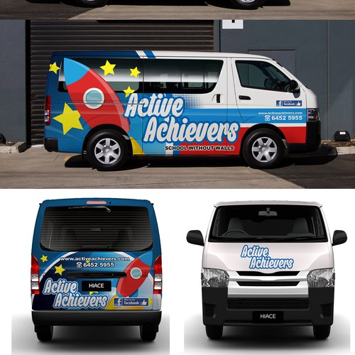 Childcare Centre Bus needs a Fun, Futuristic, & Cool new design! Design by Kiky Rizki