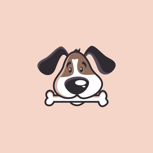 Design a CUTE Dog Mascot Logo for a Mobile App Design by helcapitano