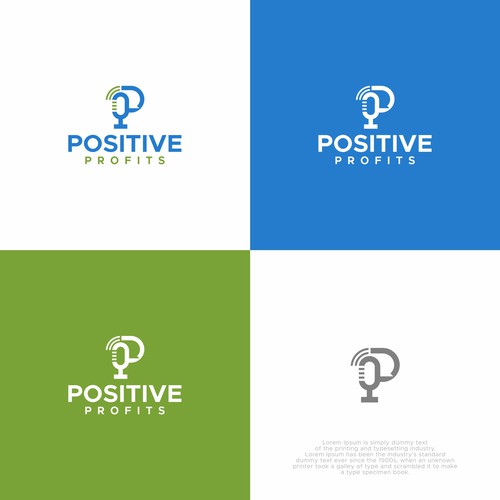 Positive Profits Logo Design by VStudio®