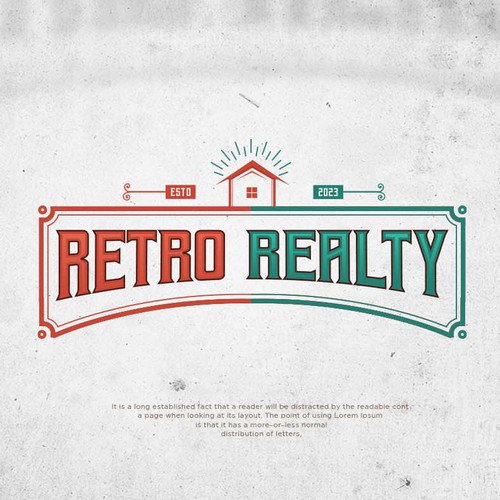 Retro company specializing in vintage customer service, quality, and value. Design by Grafik Flame