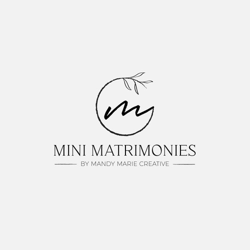Mini Matrimonies Logo Needed For Micro Wedding Ceremonies! Design by mikropolka