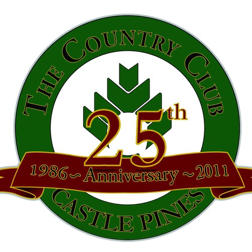 25th Anniversary Country Club Logo | Logo design contest