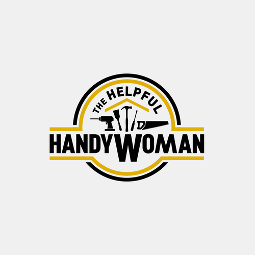 We need a design for our handywoman business that mixes masculine and feminine. Design by XarXi