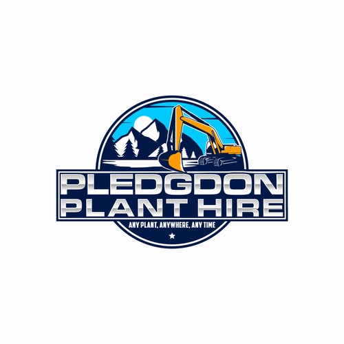 Plant Hire logo and business card design needed to attract consumers within the construction field Design by -Tofu SMD™-