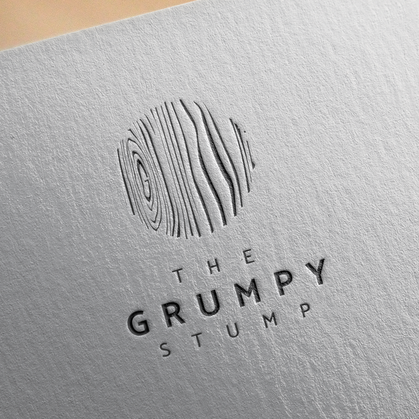 Logo concept for The Grumpy Stump