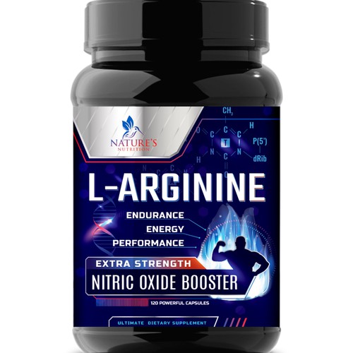 Powerful L-Arginine Capsules Design Needed for Nature's Nutrition Design réalisé par Wfemme