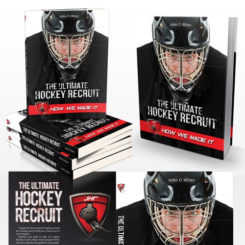 Book Cover for "The Ultimate Hockey Recruit" Design por Duca