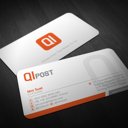 Design di Enjoy high quality content? Media startup needs a biz card! di DarkD