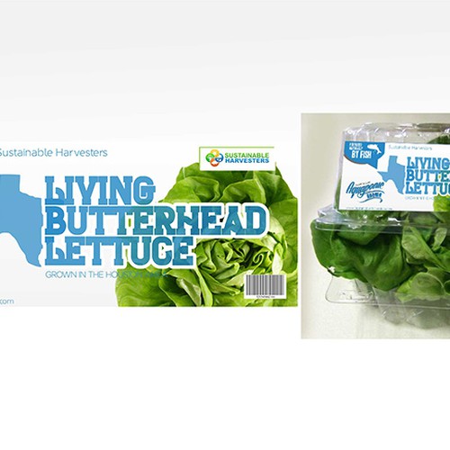 lettuce crisper, lettuce clam shell, lettuce packaging, aquaponic