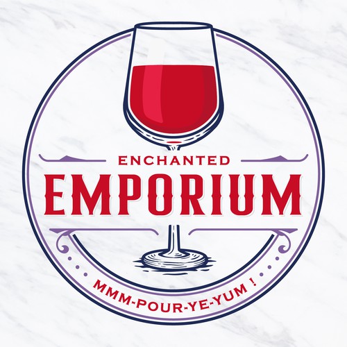 Enchanted Emporium. A casual wine bar. Design by Fortunic™