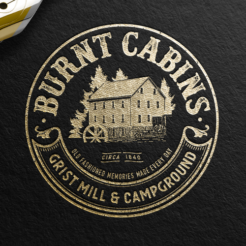 Vintage Logo for Pennsylvania Campground Design by DIX LIX MIX