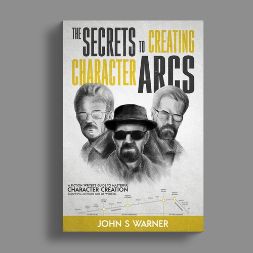 Design a Book cover about creating memorable fictional characters Réalisé par 3dicon