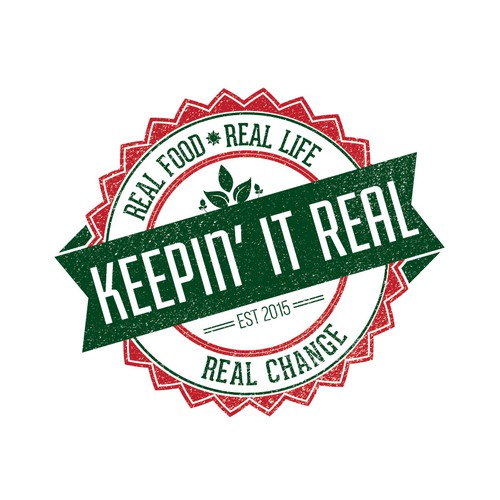 Create a cool original logo design with an impactful icon for a Real
Food blog. Design by AS77 Design