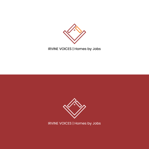 コンペ「Irvine Voices - Homes for Jobs Logo」のデザイン by Ideapaintさん 