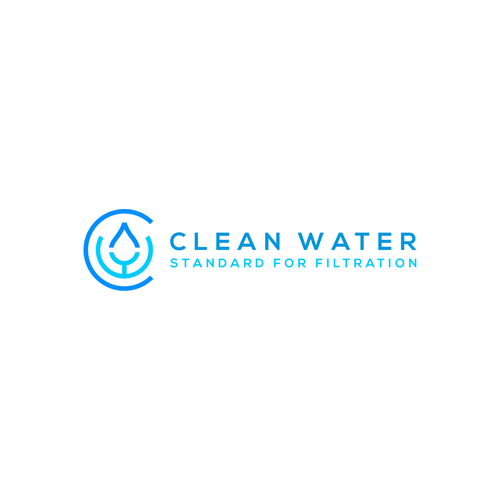 Simple Clean Logo for Water Filtration Company Design by umar bakti
