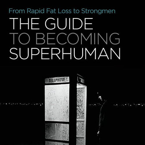 "Becoming Superhuman" Book Cover Design by leesteffen
