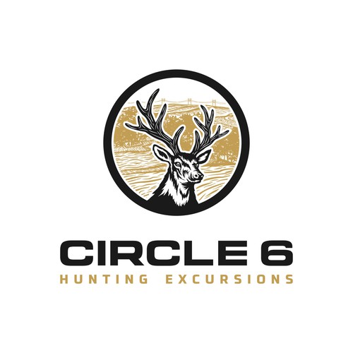 New Logo for an amazing outdoor hunting adventure called Circle 6 Design by lynxinvasion™