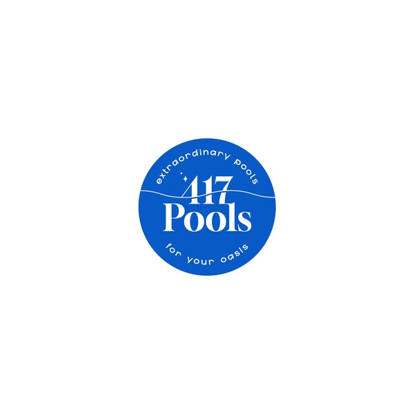 Design by perspectiv™ titled "Logo concept - 417 pools"