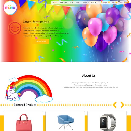 Web page design contest entry by rashvand