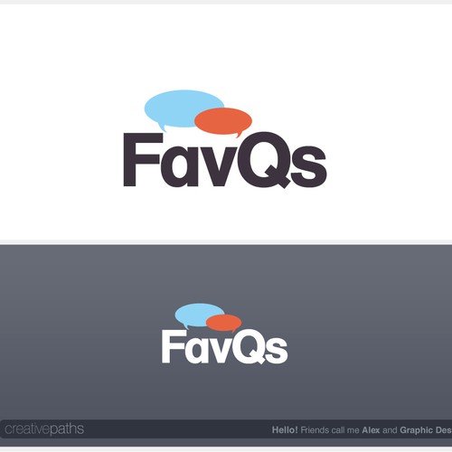 FavQs Logo Diseño de tasteless