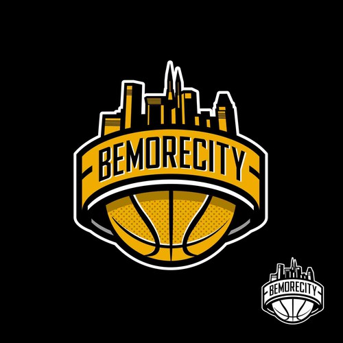 Basketball Logo for Team 'BeMoreCity' - Your Winning Logo Featured on Major Sports Network Design by Normans
