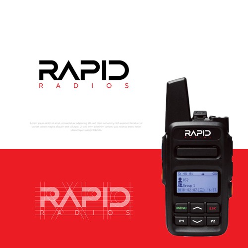 Masculine and Hip design for Walkie Talkie Brand Design by Half-Tone™