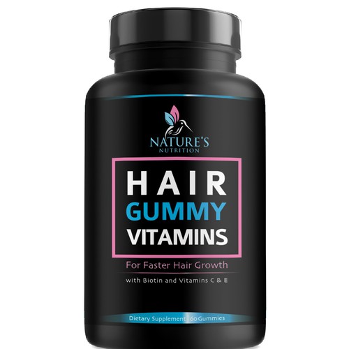 Nature's Nutrition needs a Gummy Vitamins black label Design by agooshe