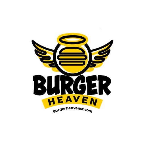 Burger Heaven high quality food logo for main building signage Design by -NLDesign-
