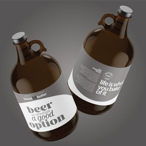 Beer Growler with our Elephant Butt logo Design by Rndom Crafts