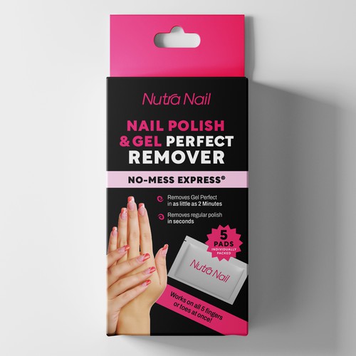 Nutra Nail Gel Remover Design by SRGrafica