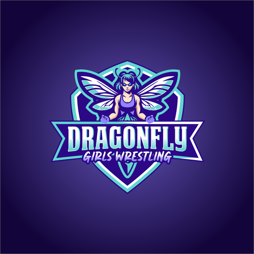 DragonFly Girls Only Wrestling Program! Help us grow girls wrestling!!! Design von Elesense