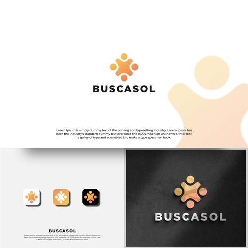 Create a logo for BuscSol Design by santoryu