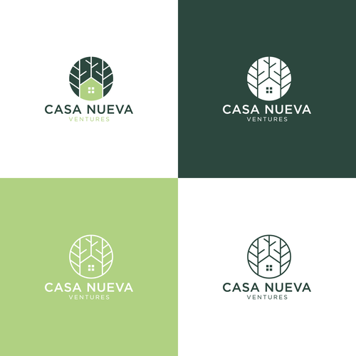 Real estate investing logo symbolizing growth Design by vecrow