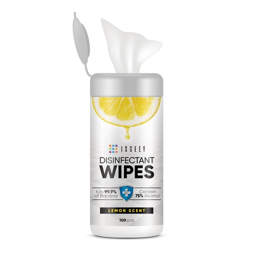 Product Label Design for "Disinfectant Wipes" Design by 3311design