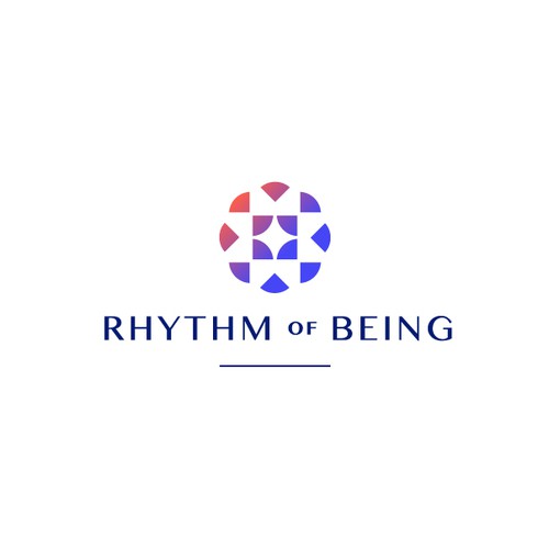 Design a logo for a coaching model that will change the rhythm of how you are being with your life. Design by brandking inc.