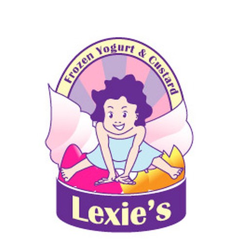 Lexie's™- Self Serve Frozen Yogurt and Custard  Design por kiri_design
