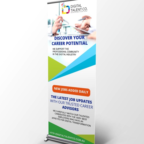 Stand Up Banner Design Design by Graphic4you